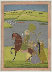 Ritratto equestre di Muhammad Shah dall